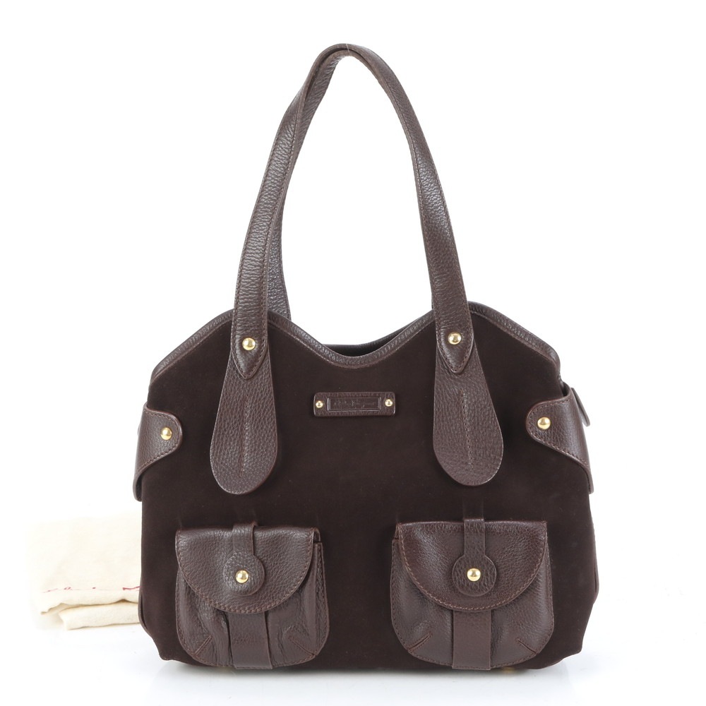 極美品 レザー トート バッグ 肩掛け ショルダー ハンド A4 レディース RRE CQ29-3 中古