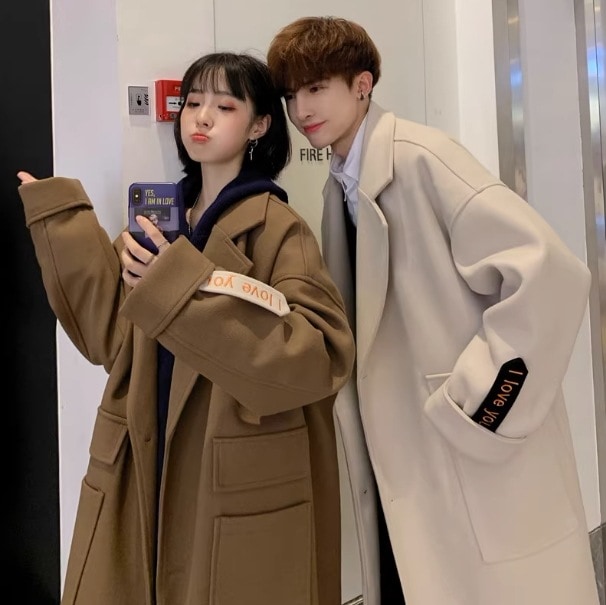 アウター コート チェスターコート 袖あり 長袖 襟付き ノッチドラペル デザイン ボタン オーバーサイズ ビッグシルエット 美ライン ニュアンス 前開き カラバリ かわいい 大人可愛い きれいめ