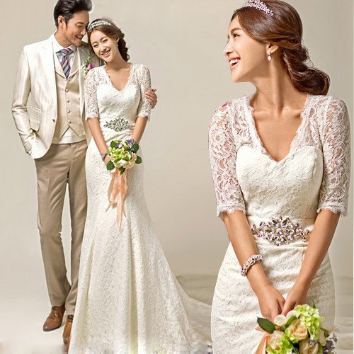 ウエディングドレス マーメイドライン ウェディングドレス 長袖 サッシュベルト 安い 花嫁 ロングドレス 結婚式 マーメイドドレス 二次会 パーティードレスドレス