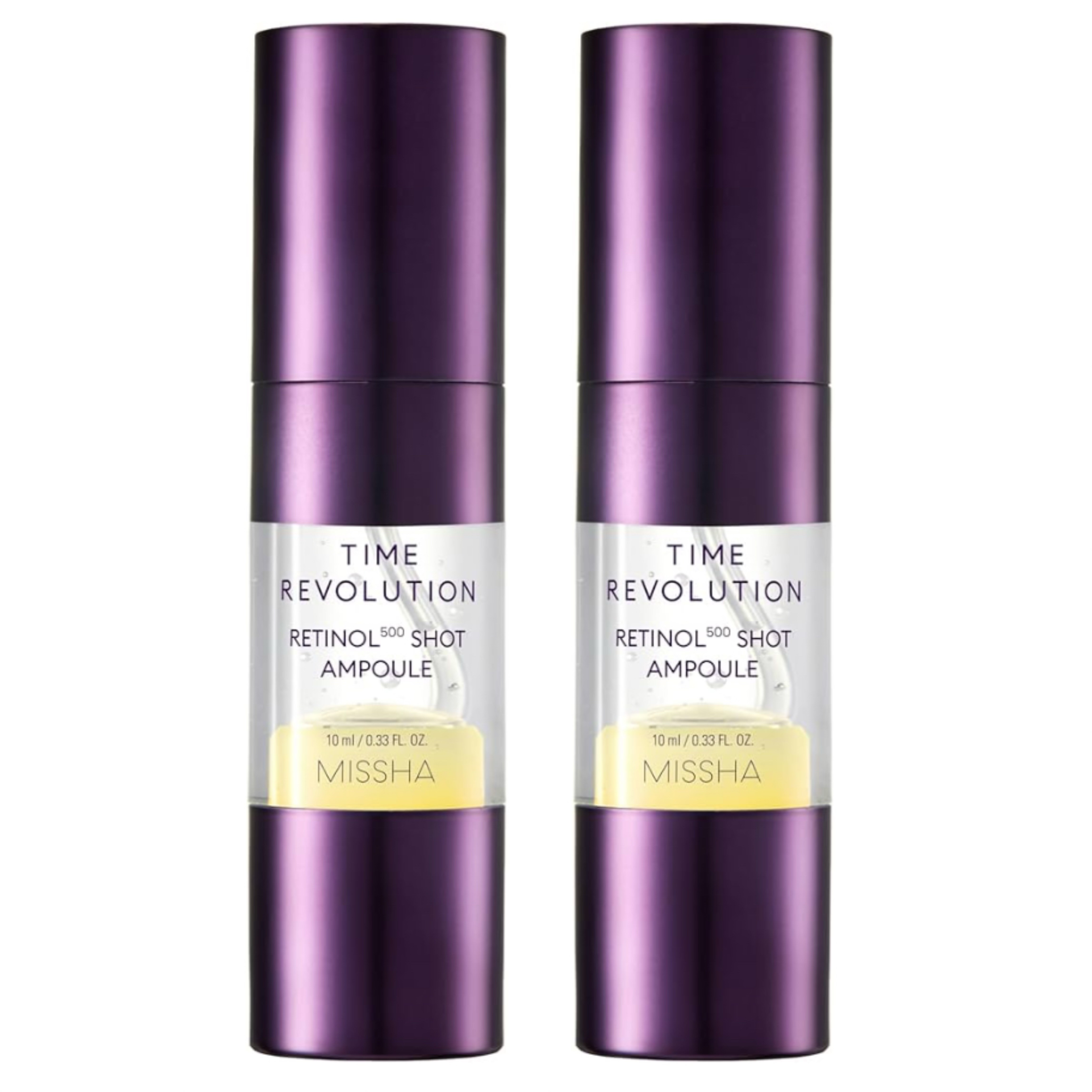 タイムレボリューションレチ500ショット 美容液 10mL x 2