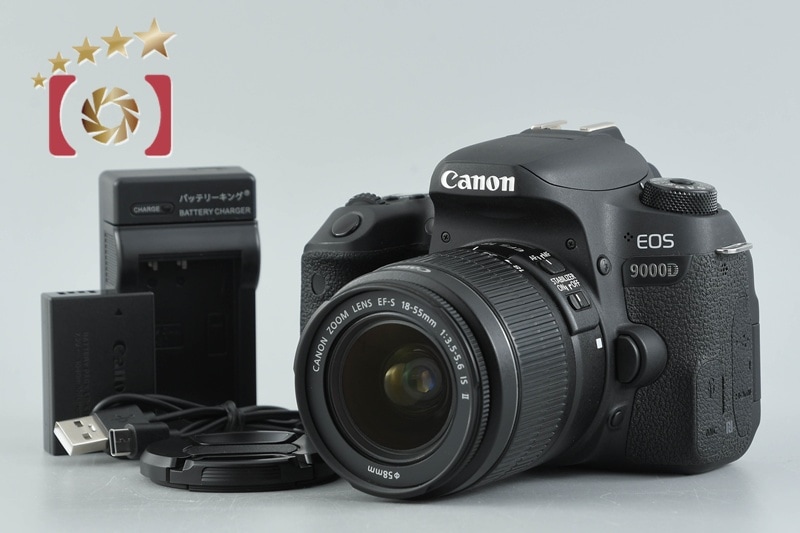 EOS 9000D + EF-S 18-55mm f/3.5-5.6 IS II シャッター回数僅少