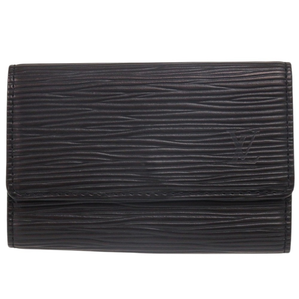 美品 ミュルティクレ6 エピ M63812 キーケース エピレザー ブラック LV 0775【中古】 メンズ