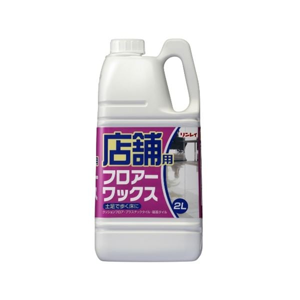 （まとめ） 店舗フロアーワックス 2L [x6セット]