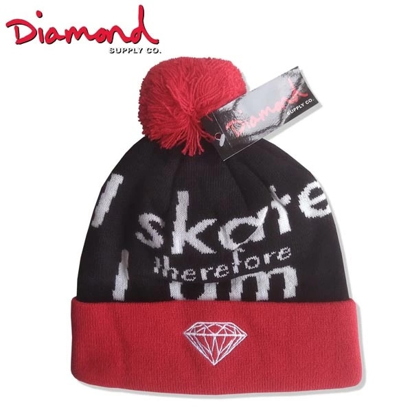 Diamond Supply Co. ダイヤモンドサプライ メンズ レディース 兼用 ニットキャップ ビーニー ニット キャップ 帽子 スケーター インポート ストリート スタイル ブランド HIPH