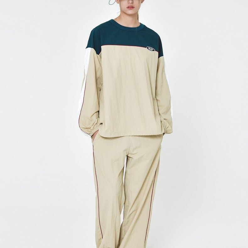 ボトムス パンツ ジョガーパンツ 膝下 アンクル丈 ストレート 伸縮性 ナイロン かわいい 大人可愛い シンプル カジュアル 大人 おしゃれ お洒落 かっこいい レトロ アジアン エスニック 大人女子