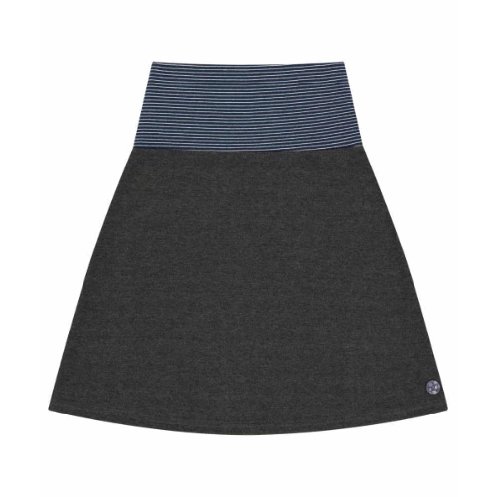 COYSEIO 038 STRIPE SKIRT DARK GREY CY2500SKSM01