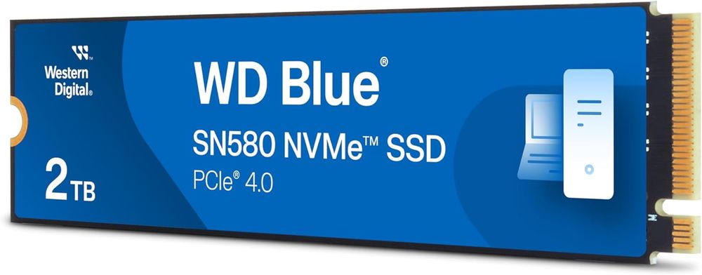 Western Digital（ウエスタンデジタル） WD Blue SN580 NVMe 内蔵SSD Type 2280 M.2 PCIe Gen4 x4 2TB WDS200T3B0E