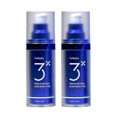 トリプルレチノールアクネウォッシュピール, 30ml, 2個