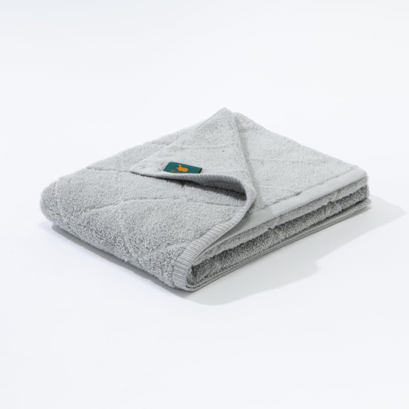 即納：ヒポポタマス ギザエクストラ＆バンブー タオル (バスタオル, DOLPHIN GREY（グレー)