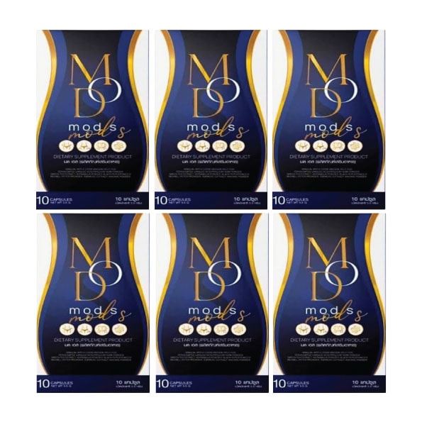 モッドS　ダイエットサプリ　10カプセル入り　6箱セット　食欲抑制・脂肪燃焼・停滞期対策　MODS