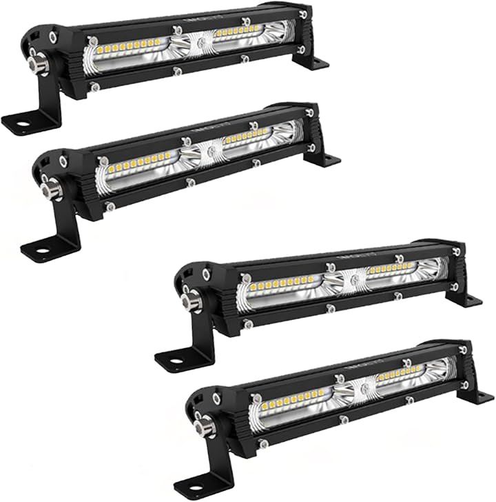 LEDライト 作業灯 LED作業灯 デイライト ライトバー ワークライト 12V 7インチ バーライト