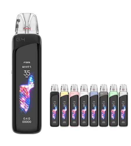 Stripe Black Caliburn G4 Pro Pod System Kit 1800mAh 3ml (35W) カリバーンG4 プロ ポッド Vape ベイプ スターターキット