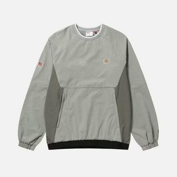 M 長袖Tシャツ LQC W243003GTW91-KHA スイングパネルデュアルピステ