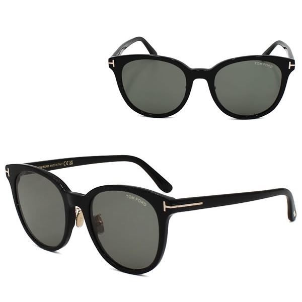 サングラス FT1133-K/S 01A 55 TF1133-K ブラック グレー アジアンフィット EYEWEAR メンズ レディース