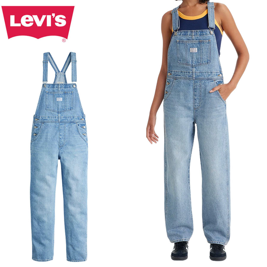 レディース オーバーオールリーバイス LEVIS853150016 リーバイスプレミアム Vintage Womens OverallsLight Blue ライトブ