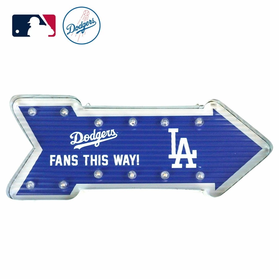 インテリア ライト サインプレートWALL ART LA DODGERSウォールアート ロサンゼルスドジャースBLUE×WHITE(ブルー×ホワイト)メジャーリ 7,774円