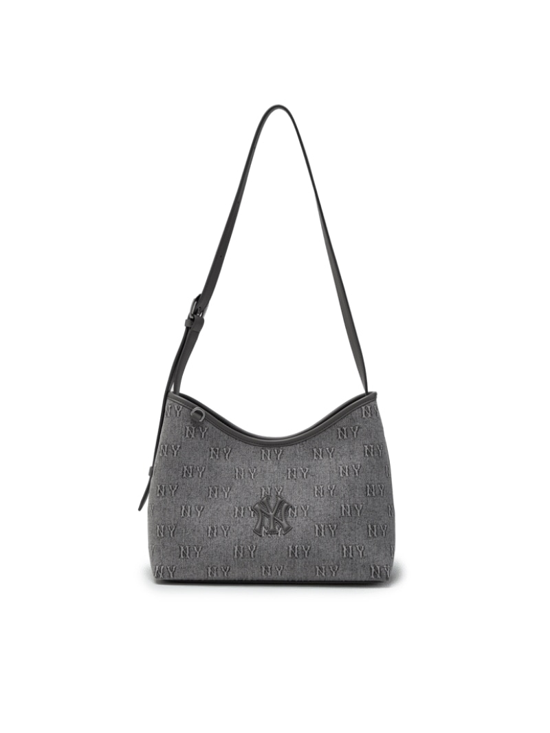 Classic Monogram Denim Embossed Bucket Bag New York Yankees (Grey) 韓国大人気