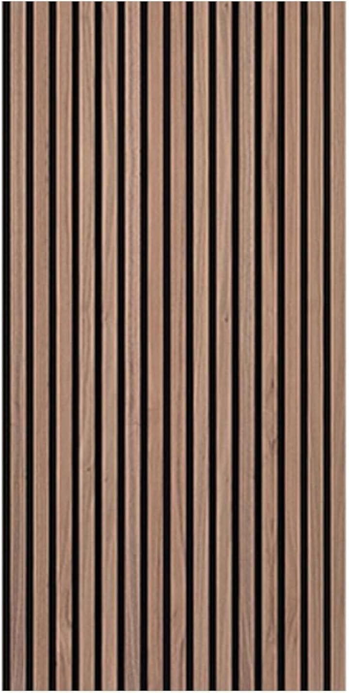 吸音パネル ウッドパネル 吸音材 防音パネル 木製 吸音ボード 遮音シート 吸音シート 防音ボード 騒音対策 木目調 おしゃれ 楽器演奏 (ウォールナット, 600x1200x21mm)