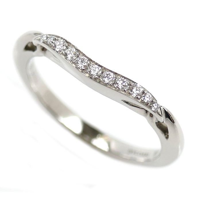BVLGARI ブルガリ Pt950プラチナ インコントロダモーレ リング・指輪 AN858130 ダイヤモンド 11号 3.4g レディース 中古 美品