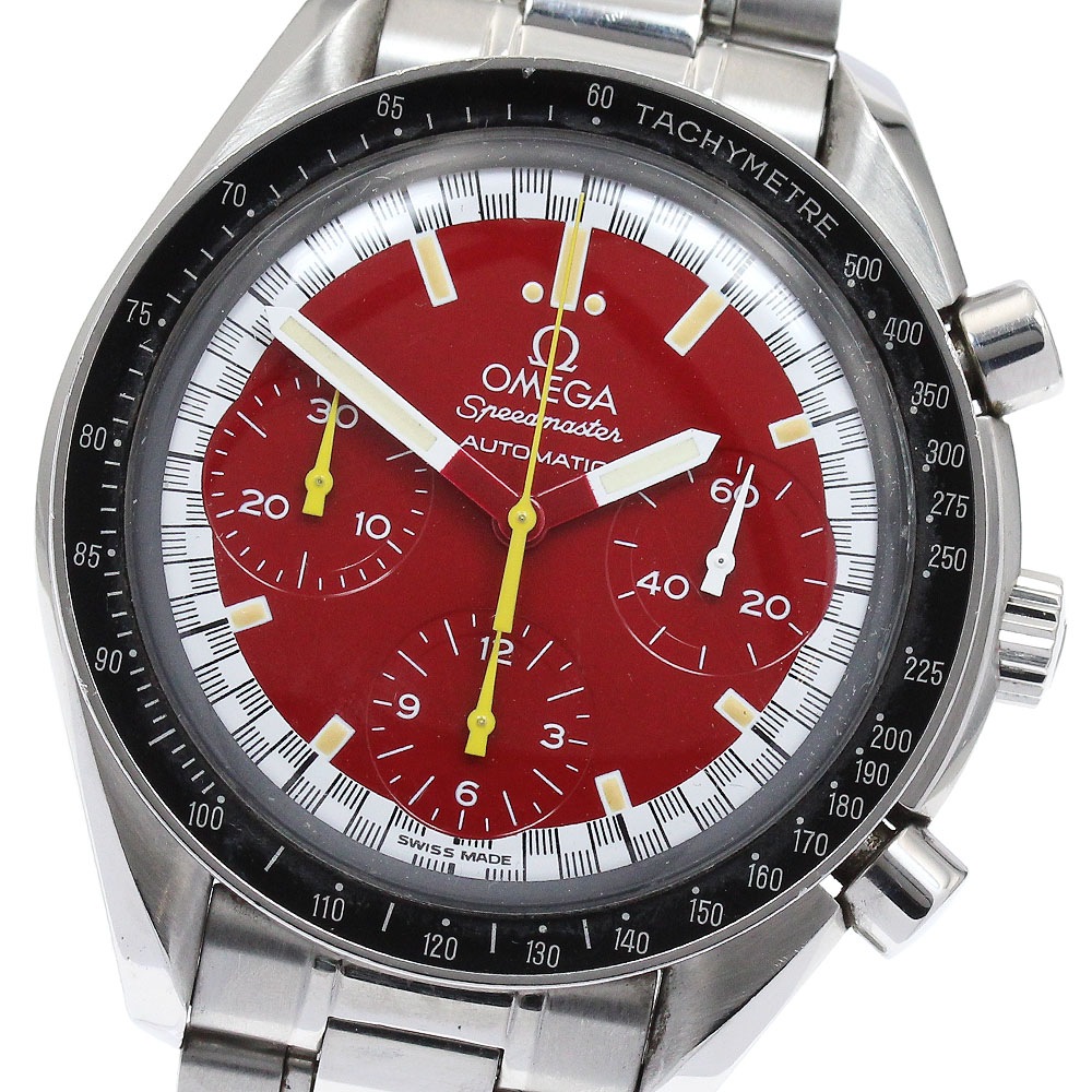 オメガ OMEGA 3510.61 スピードマスター レーシング シューマッハモデル クロノグラフ 自動巻き メンズ _890914【中古】