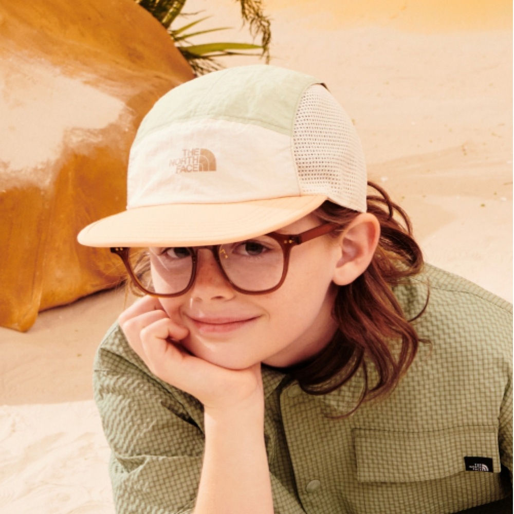 ザ・ノース・フェイス子供用メッシュカラーブロックキャップ NE3CQ01U_LKH