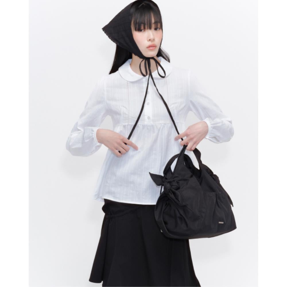 MISEKI SEOUL Round collar shirt WHITE MSK251SH03WH