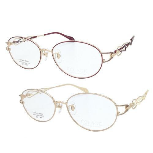 メガネ EL-0021 col.1/3 55mm 日本製 MADE IN JAPAN TITAN 2color