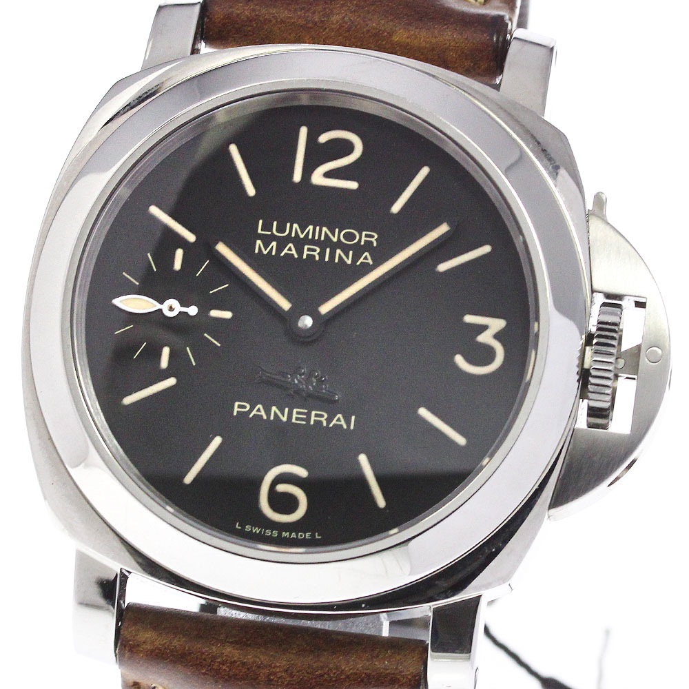 パネライ PANERAI PAM00466 ルミノール マリーナ 手巻き メンズ _744842【中古】