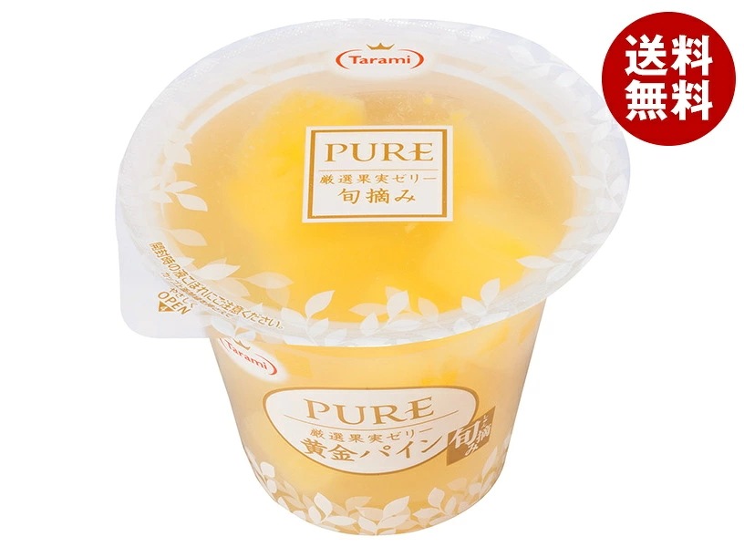 たらみ PURE 黄金パインゼリー 270g×18(6×3)個入×(2ケース)