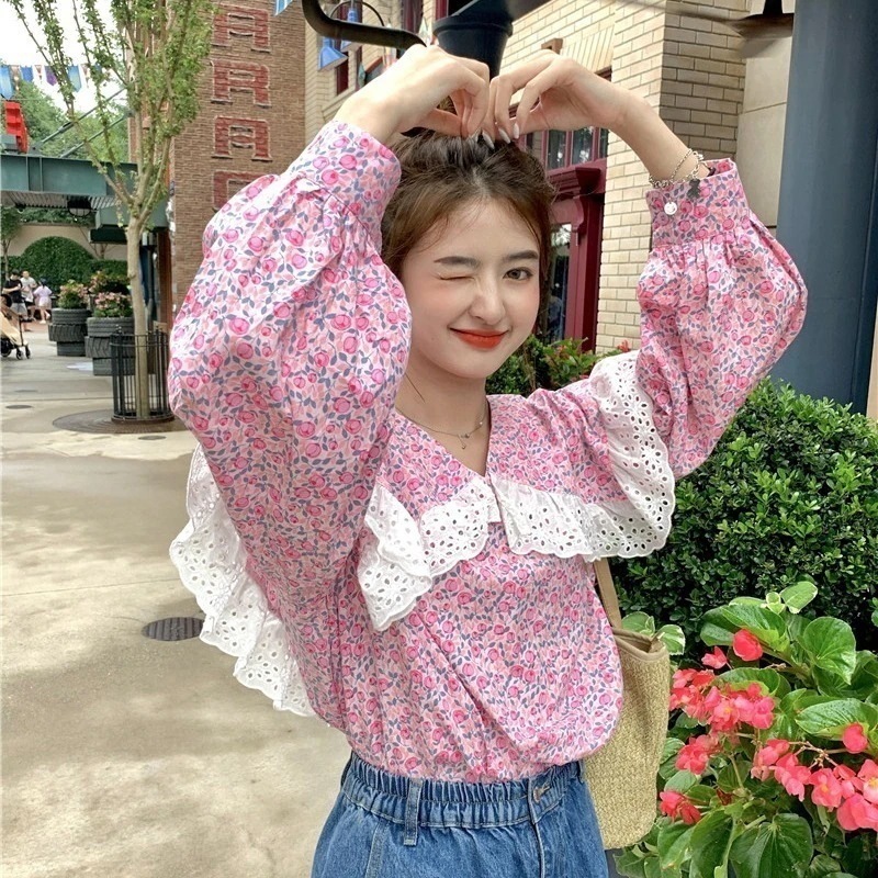 早秋ニューデザイン ビッグシルエットT ゆったり 甘い清らか長袖 シャツTシャツ パーカー