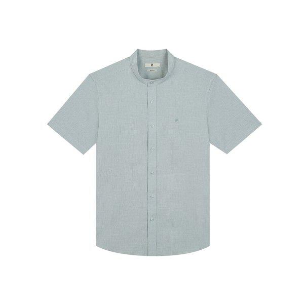 スリムフィット スラブ ストライプ 半袖シャツ POWS2613