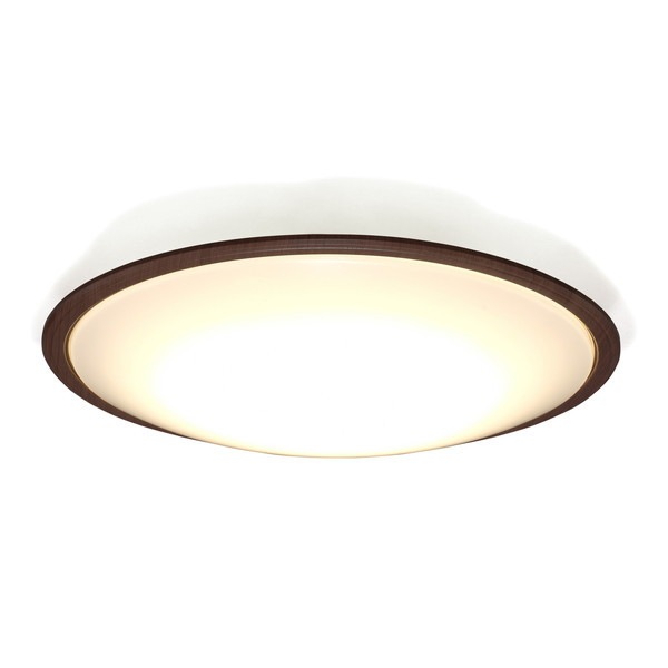 シーリングライト 6畳 LED 調色 調光 リモコン付き 照明 天井 CL6DL-5.11WFV-M ウォールナット 音声操作シリーズ ウッドフレームタイプ メーカー直送 8,639円