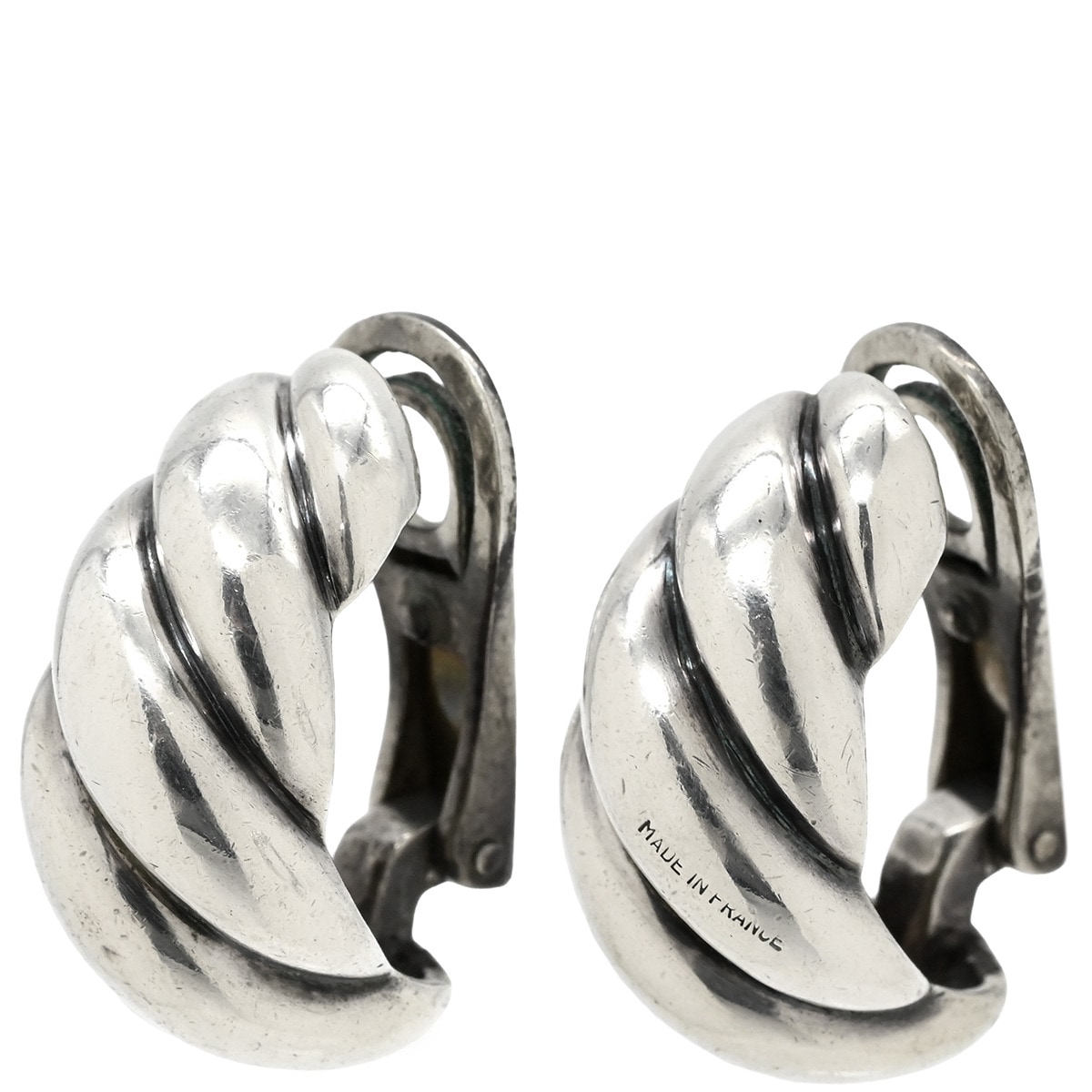 エルメス イヤリング トルサード シルバー925 シルバー クリップ AG925 SV925 【中古】