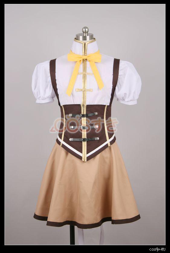 【短納期】魔法少女まどかマギカ PUELLA MAGI MADOKA MAGICA 巴マミ ともえマミ 戦闘服変身服 コスプレ衣装 コスプレ衣装 COS 高品質