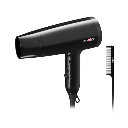 [ ] スタイリッシュ マイナスイオンヘアードライヤー(MHD-1245-K) 【選べる温度で髪と地肌をやさしくケア！速乾 コンパクト ドライヤー】 モッズヘア ドライヤー ヘア マイナスイオンドライ