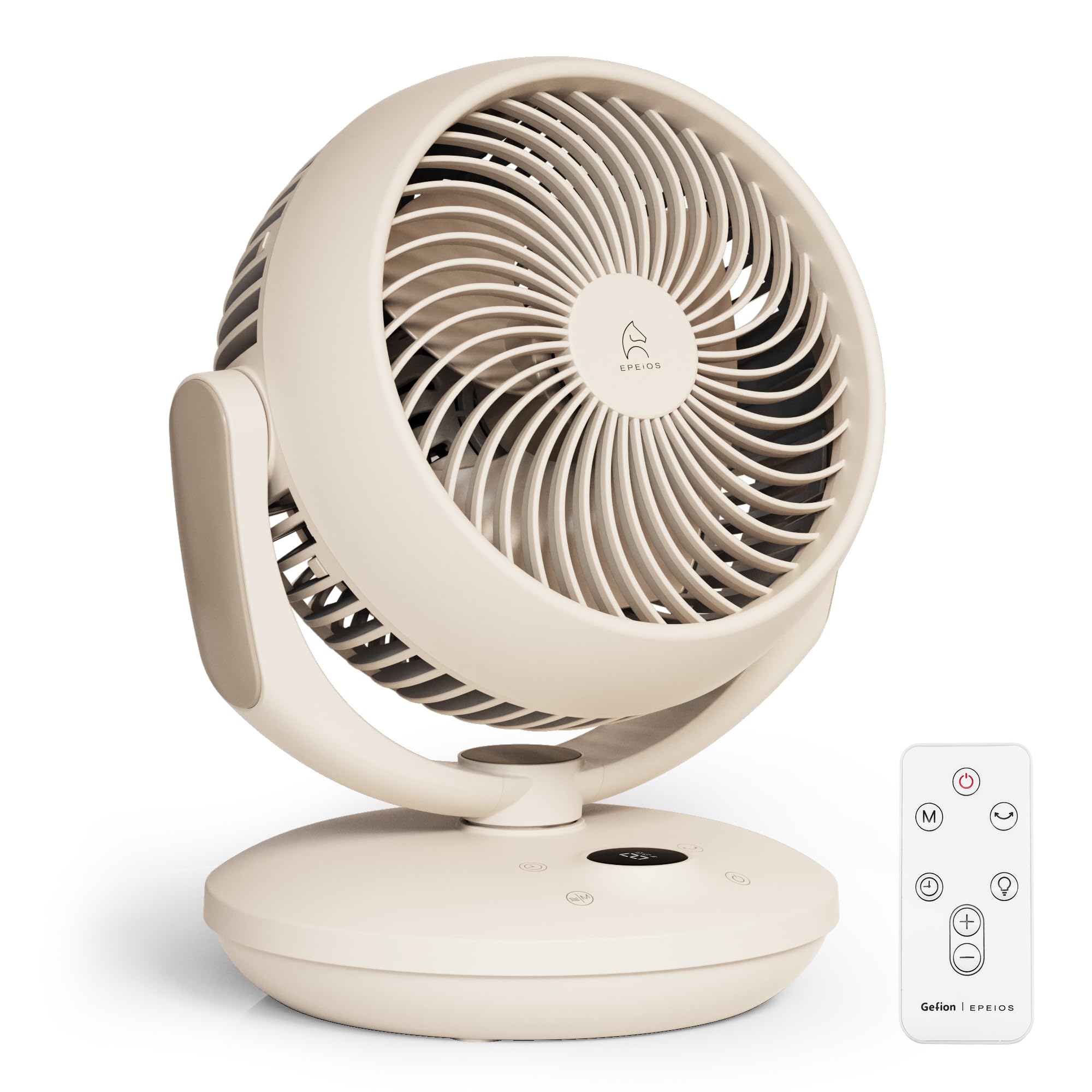 サーキュレーター 静音 節電 Gefion 扇風機 360度強風 DCモーター 上下左右首振り 分解 洗える 省エネ 8m強力送風 24畳対応 23dB静音設計 8段階風量調整 9Hタイマー付き 3つ