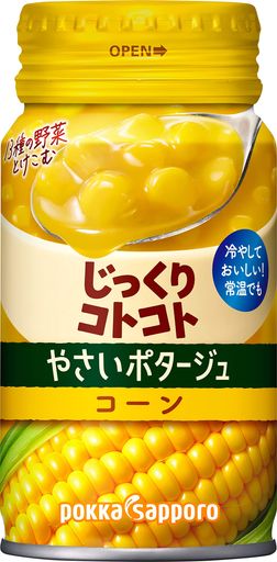 ポッカサッポロ じっくりコトコトやさいポタージュコーン 170G × 30本 4,928円