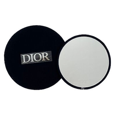 Qoo10] Dior コンパクトミラー カバー付き ノベルティ : メイク小物