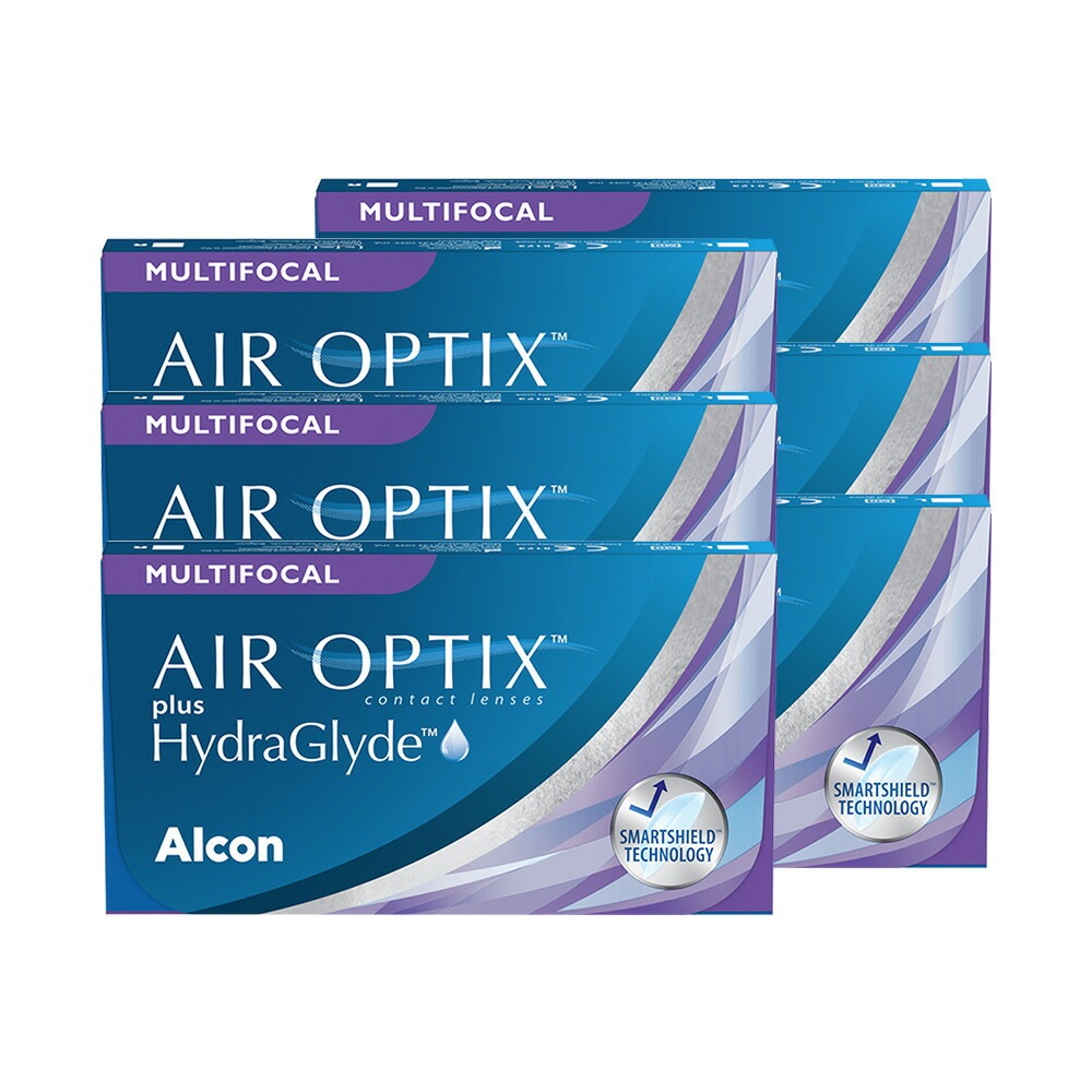 エアオプティクス プラス ハイドラグライド マルチフォーカル 遠近両用 6枚 (6箱)