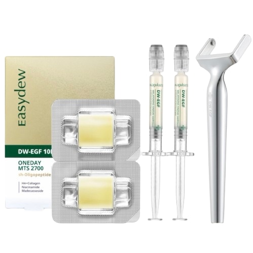 [デウン製薬] キミトーニングスターターセット/ キミアンプル1ml 2個+MTS2700ショット2本入+ローラー