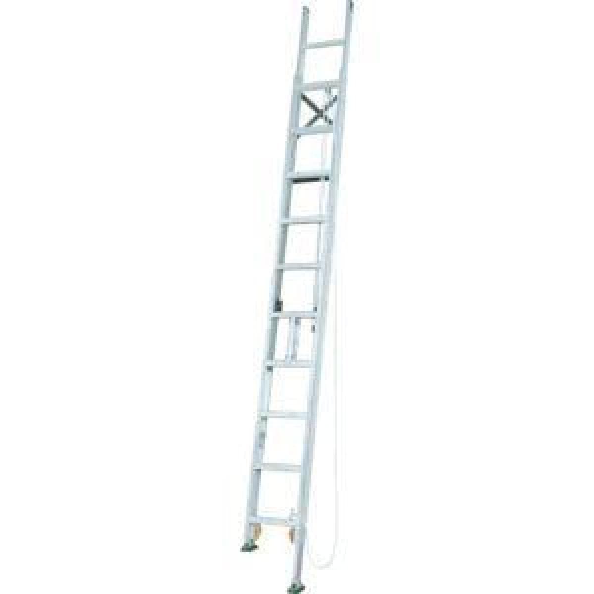 【I】ALINCO(アルインコ) MDE-77D 伸縮脚付2連はしご インサイド構造 全長7.75m 【代引不可/北海道・沖縄・離島不可】