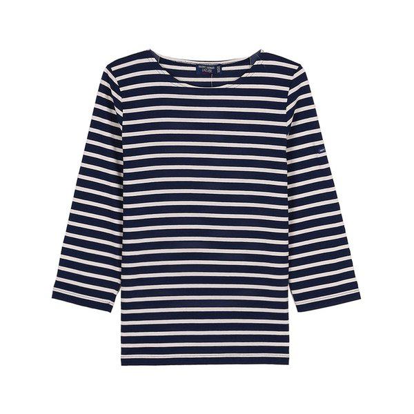[セントジェームス] SS26 女性 ガラティ ツー Tシャツ GALATHEE II MARINE ECRU
