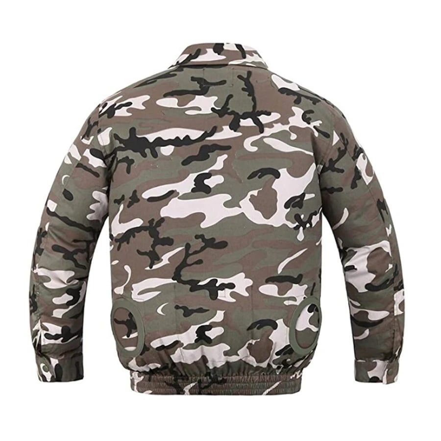 【超お得1つ買うと10個もらえる】急速出荷空調服 空調作業服 空調扇風服 ファン バッテリー セット 熱中症対策 長袖 ブルゾ