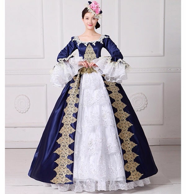 貴婦人 ドレス 中世貴婦人風 貴族 衣装 中世 ヨーロッパ 貴族服ドレス 王族服 カラードレス ジュリエット 現代劇演出 ヨーロッパ風 イベント 学園祭 文化祭 演劇 演奏会 ステージ 舞 14,306円