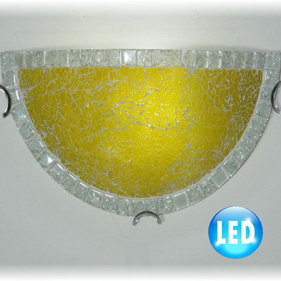 【LED付き！】 新品 可愛い デザインガラス LED ブラケットライト 壁照明 ウォールランプ ウ