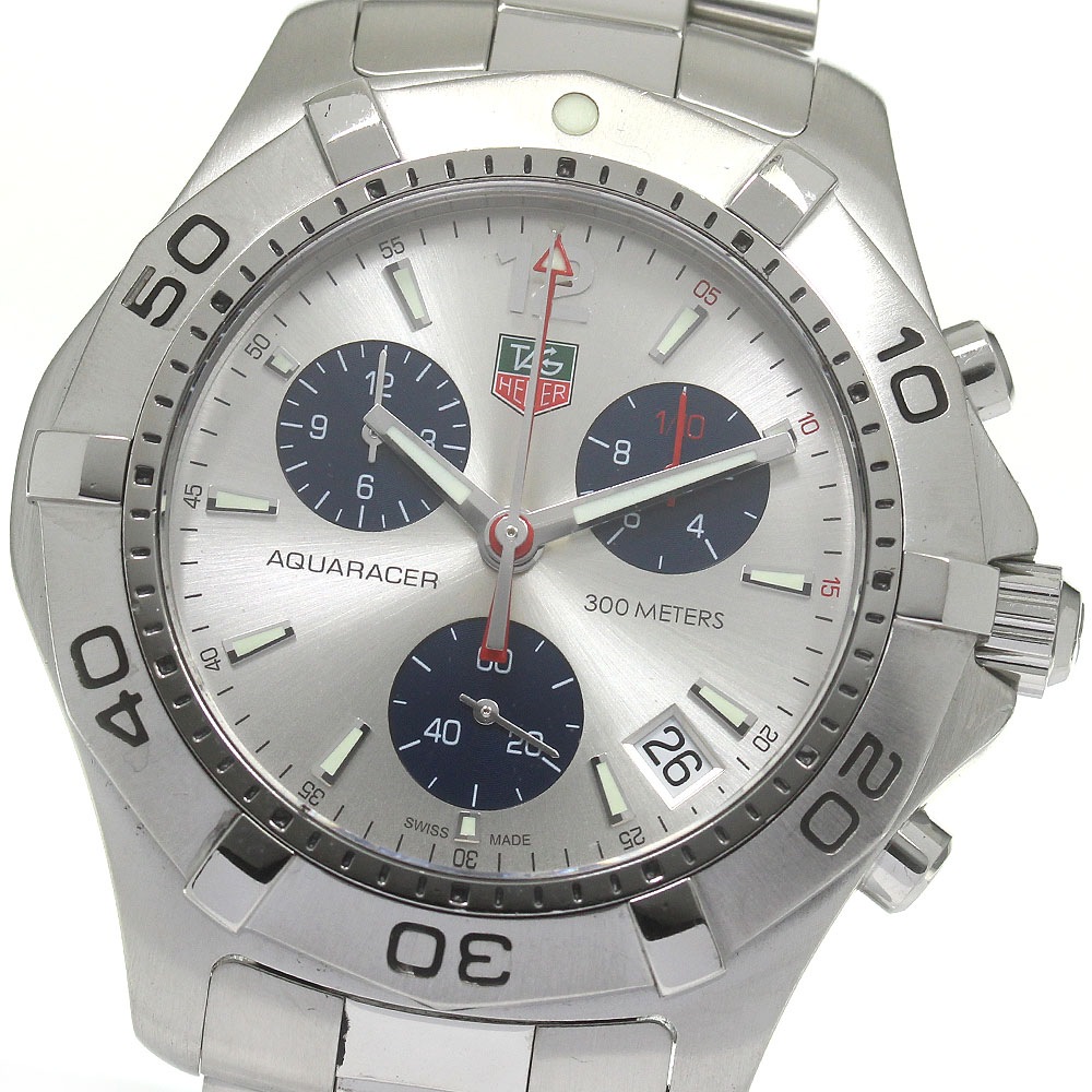タグホイヤー TAG HEUER CAF1111 アクアレーサー クロノグラフ デイト クォーツ メンズ 良品 _837018【中古】