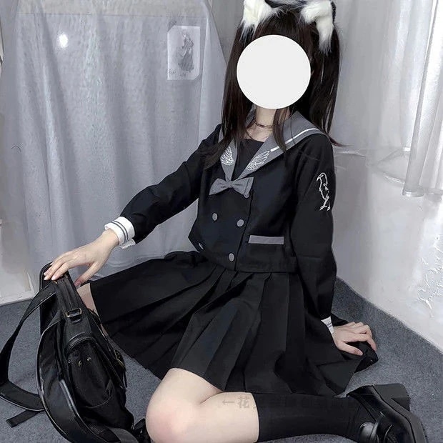 セーラー服 女子高校生 大きいサイズ スクール 長袖 半袖 学生服 セットアップ JK制服 文化祭 学園祭 可愛い プリーツスカート 6,819円