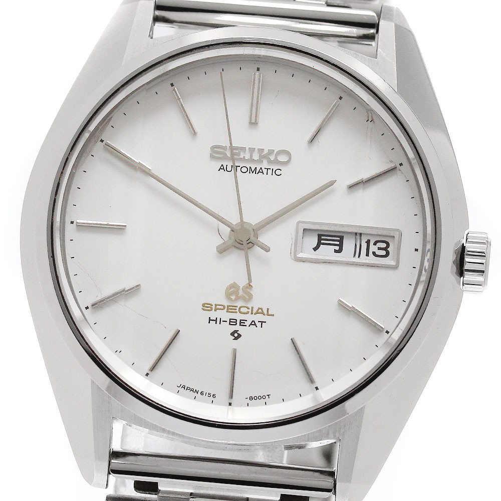 セイコー SEIKO 6156-8010 グランドセイコー スペシャル カットガラス デイデイト Cal.6156A 自動巻き メンズ _954685【中古】