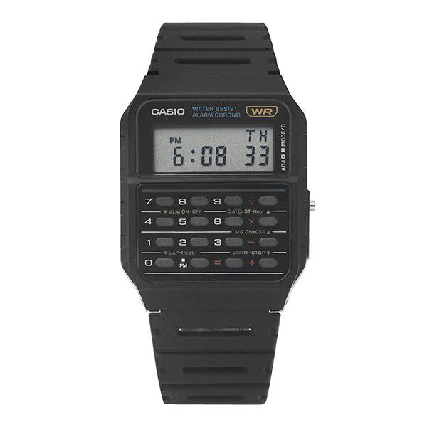 CA-53W-1ZDR (CA-53W-1Z) データバンク デジタル スクエア ビンテージ レトロ 共用 ウレタン時計