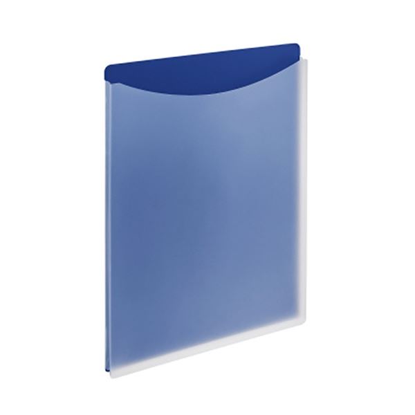 (まとめ) ライオン事務器 ホルダーファイル(ビジカル) A4タテ 325×225mm ブルー PH-13B 1冊 (×50セット)ファイル